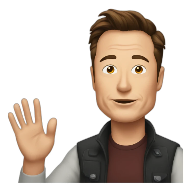 elon musk okay sign sticker