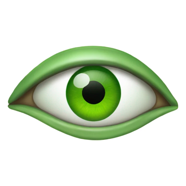 green eye sticker