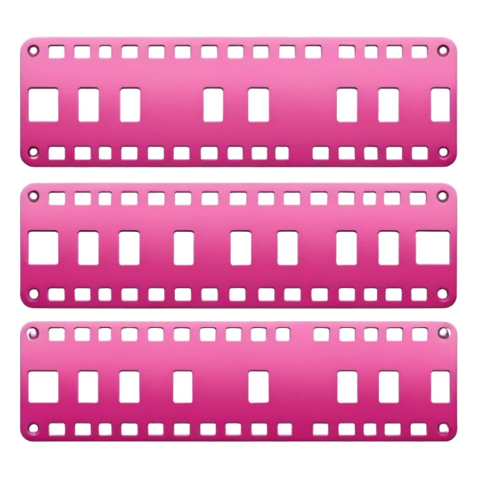 Film strip in pink  sticker
