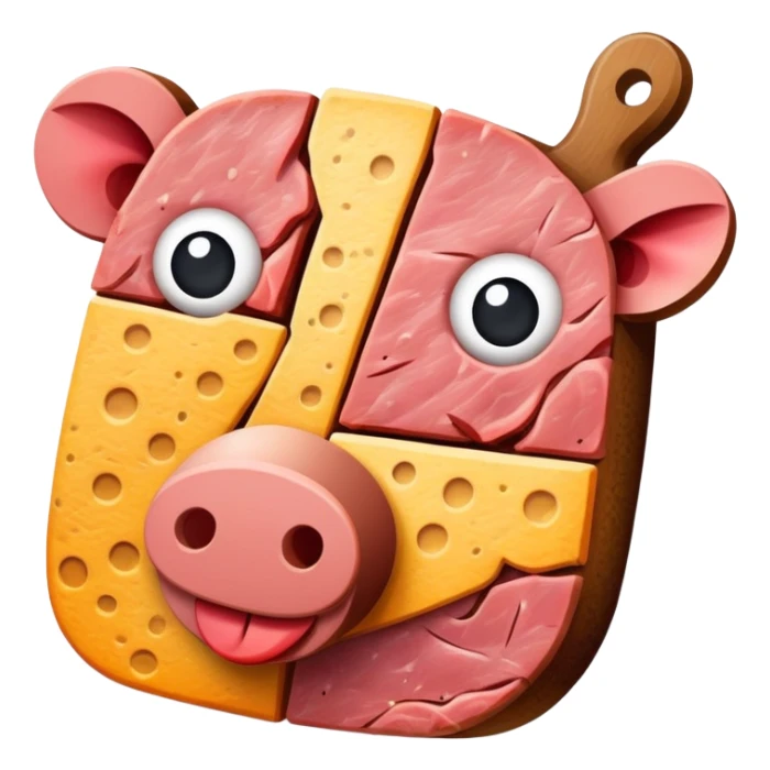 picasso abstract art SPAM MEAT painting sticker