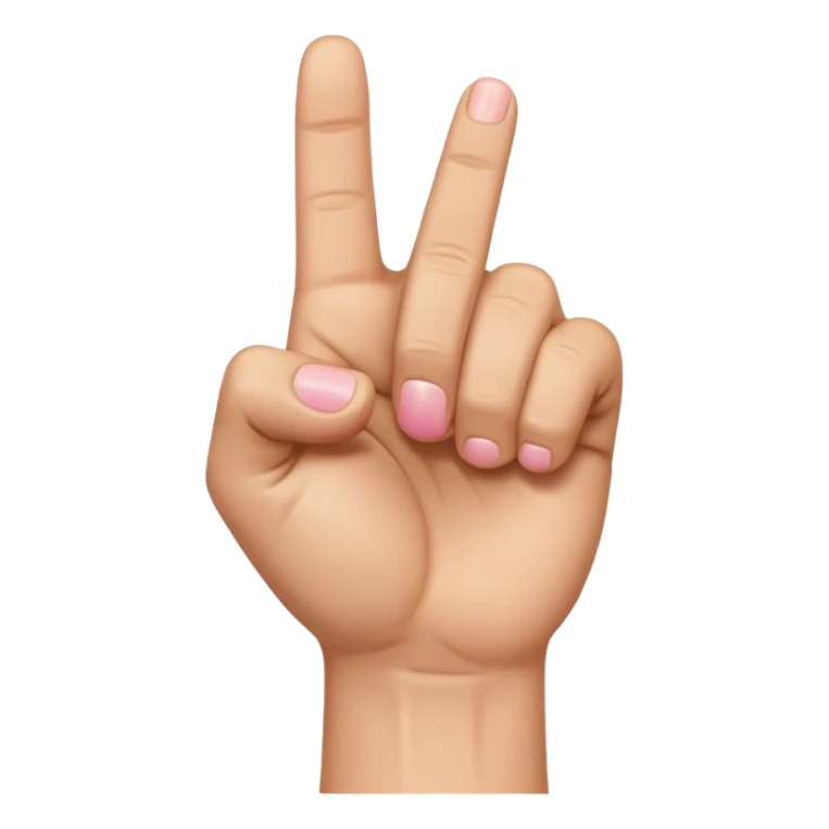 light brown hand in a fist with pinky finger raised sticker