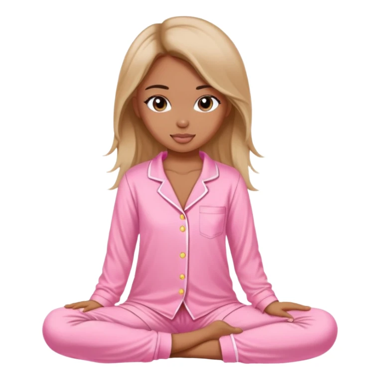 Girl in Victoria secret pyjamas sticker