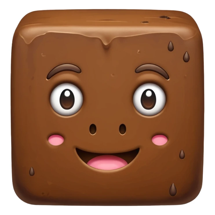 Square poop  image sticker
