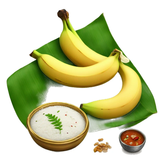 indian thali ona banana lea sticker