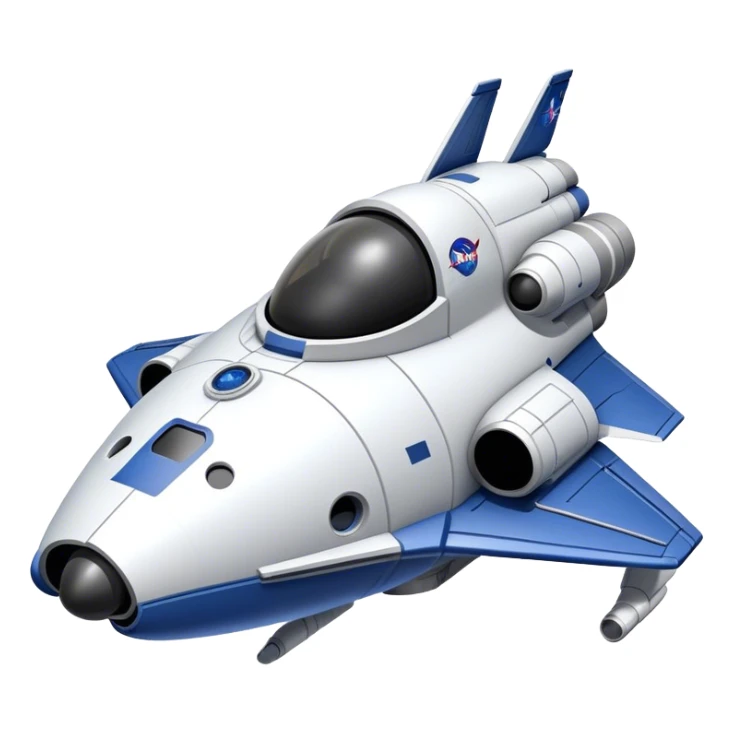 a spaceship like a cst-100 from nasa sticker