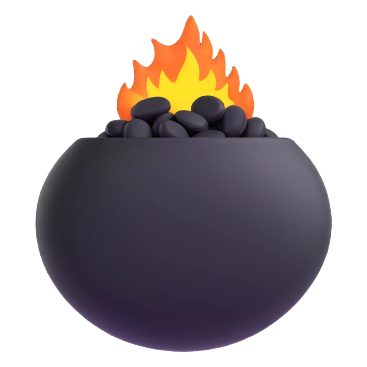 Coal ovoid, oval-shaped compressed coal fuel sticker