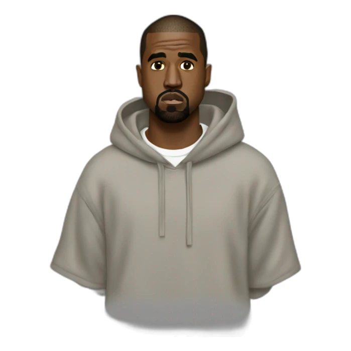 kanye west vultures hoodie emoji sticker