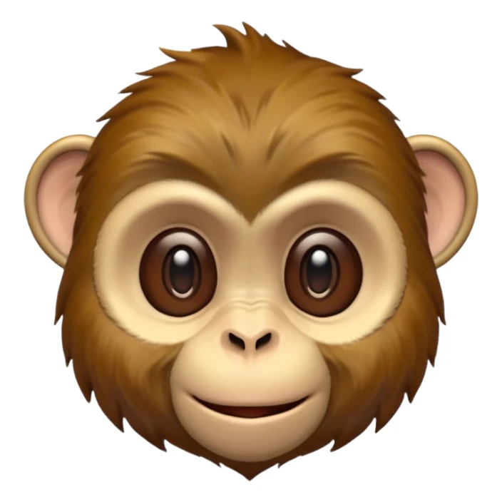 monkey moving at high speed warp speed so that hes blurry sticker