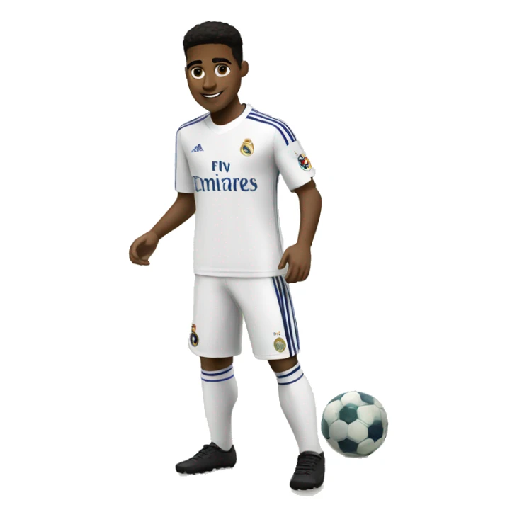 Jugador inglés negro Del Real Madrid  joven  sticker