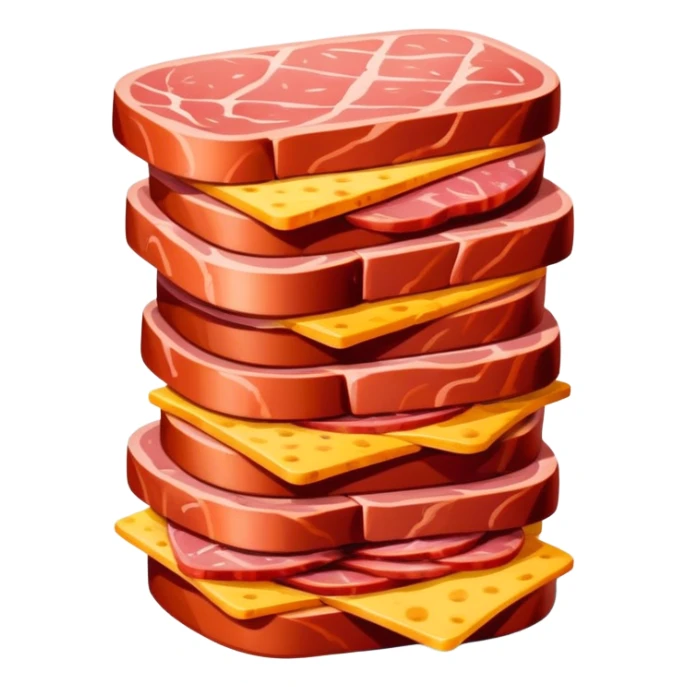 picasso abstract art SPAM MEAT charcutey painting sticker