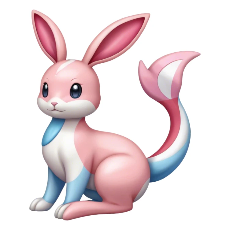 Milotic-Sylveon-Bunny-Pokémon full body sticker