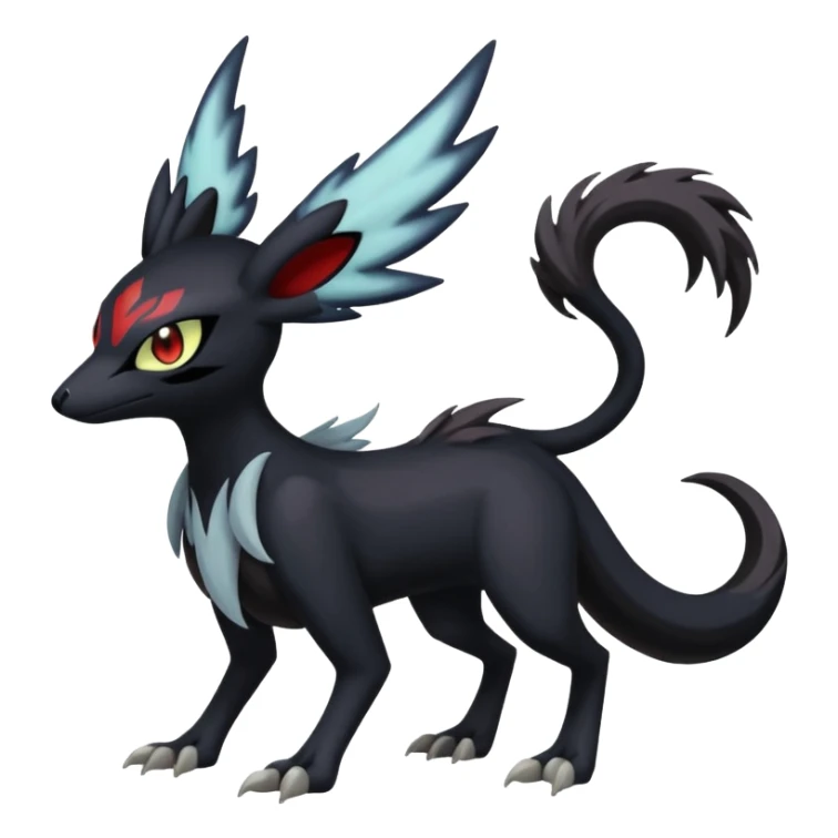 Meloetta-Nargacuga-Darkrai-Pokémon-Fakémon-creature sticker