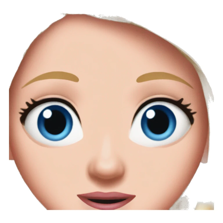 Regina george with blue eyes  sticker