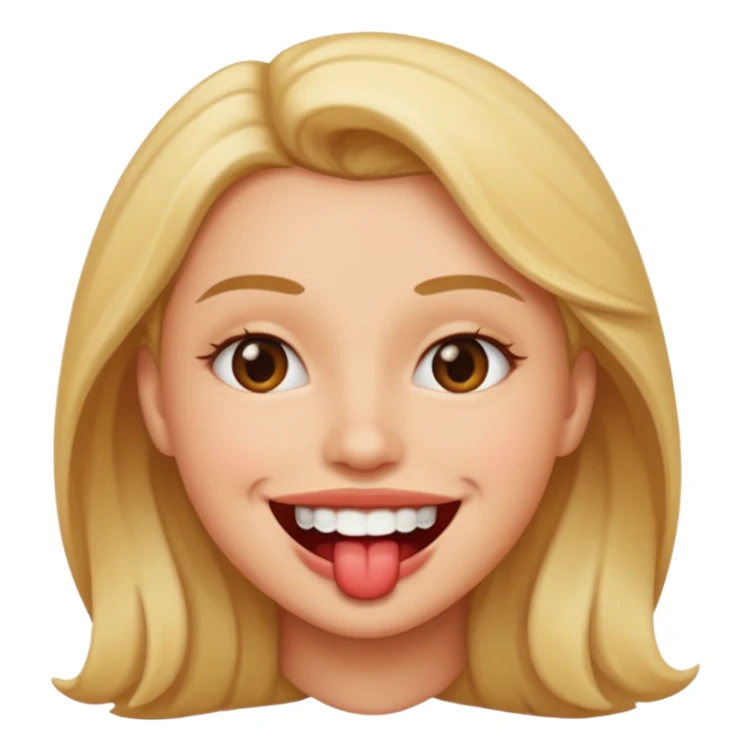 smiley qui se mord les levre  de maniere sexy sticker