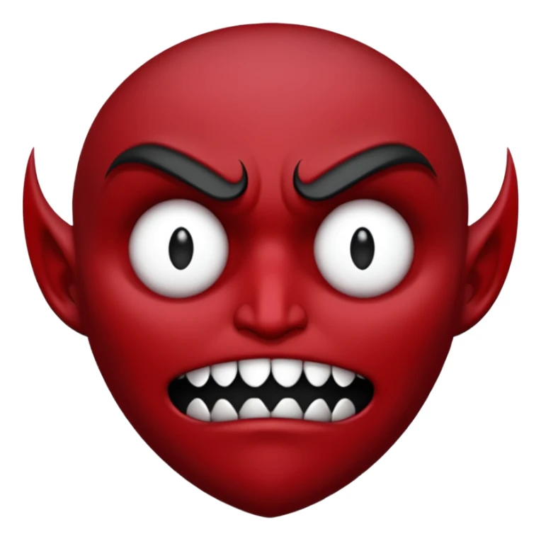 "zlý" text looking very evil sticker