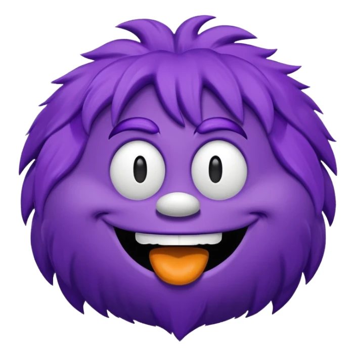 New York Mets McDonald’s grimace mascot  sticker