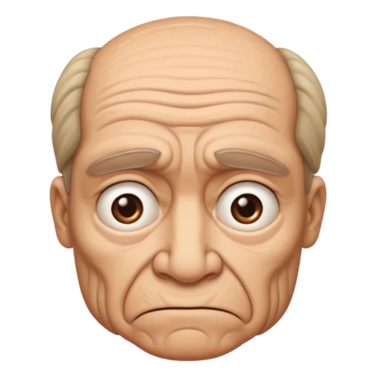 an ugly look in the corner of the eye  sticker