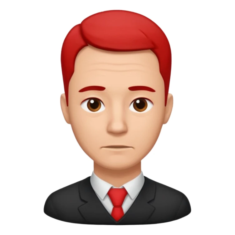 a man teacher, head is slanted, with an aching logo beside the neck sticker