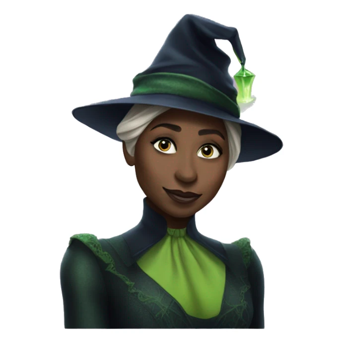 cynthia erivo but as elphaba sticker