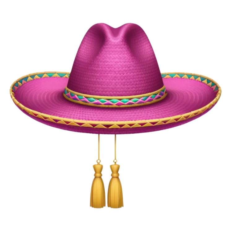 sombrero de  egresados color rosa sticker