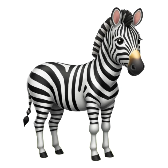 Zebra emoji sticker