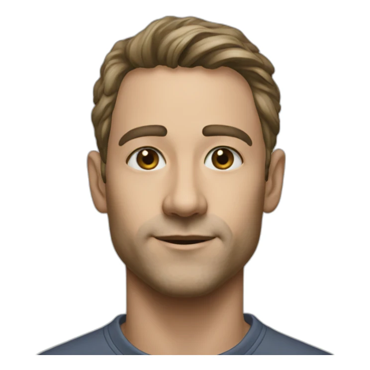 Portrait of this AI sticker