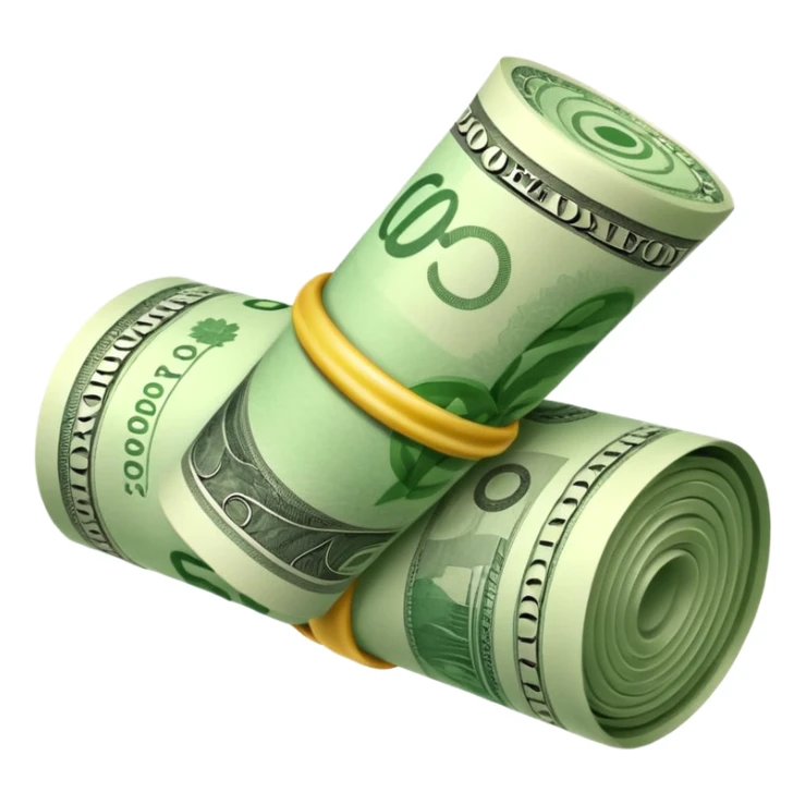 Money that is like a tube sticker