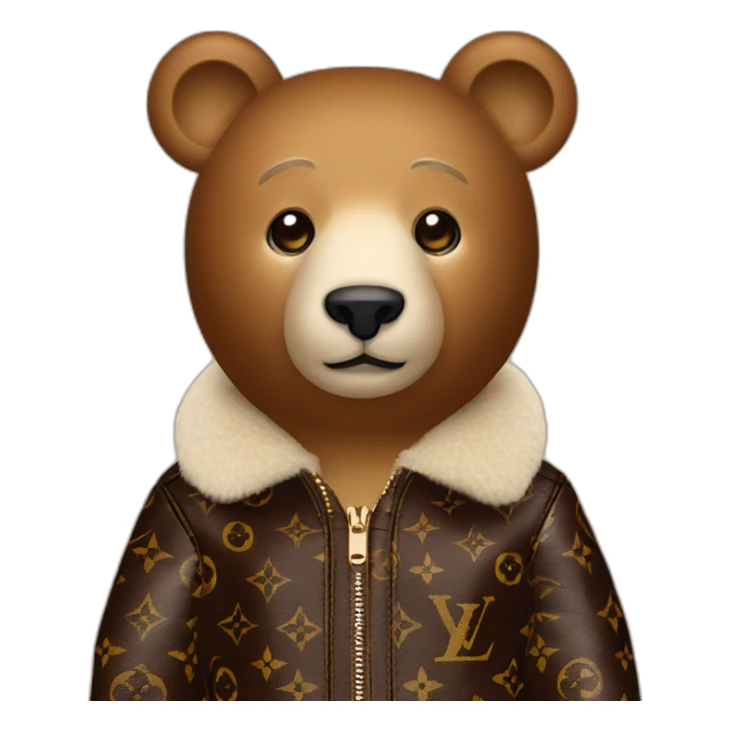 Louis Vuitton Bear sticker