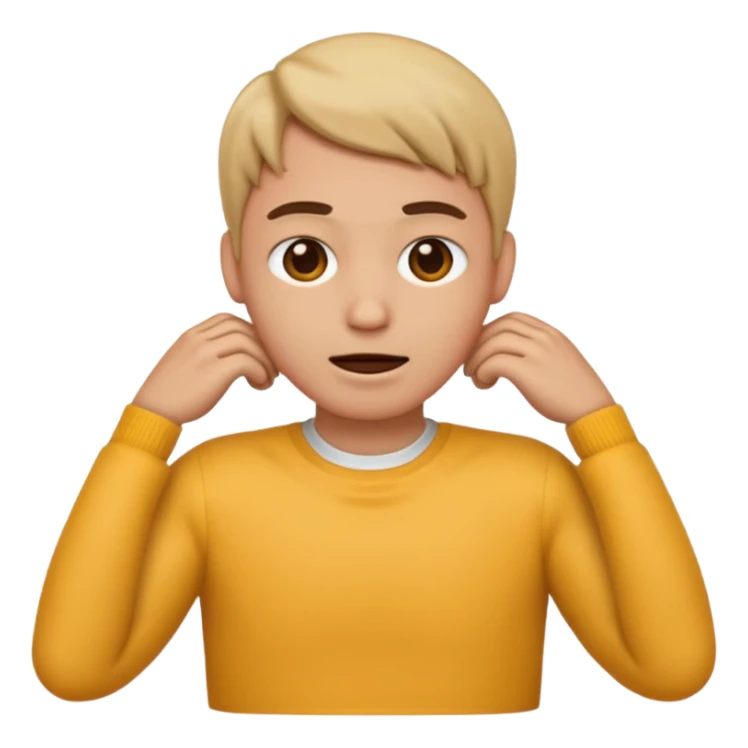 emoji with hands over necks in a chokehold  sticker