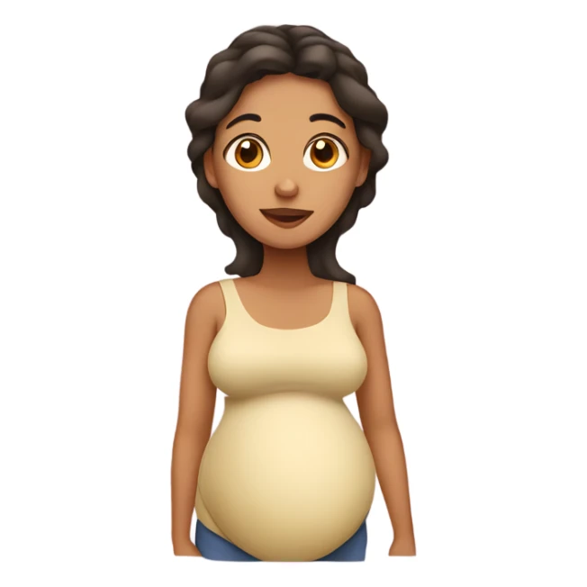 hispanic pregnant women sticker
