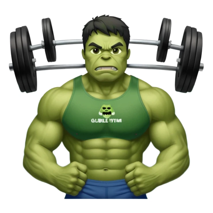 Hulk who says - at globle gym, we are better than you and we know it. sticker