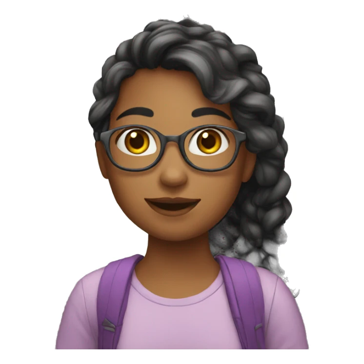 girl who is enjoying imagine sticker