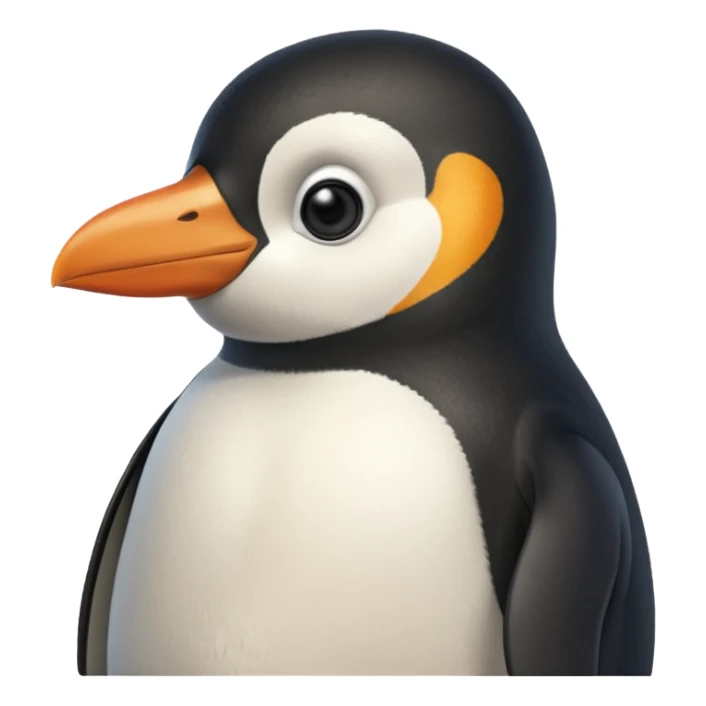 bombastic side eyeing penguin suspicious looking side ways eyes looking forward  sticker
