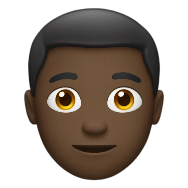 black guy with a football as a head sticker