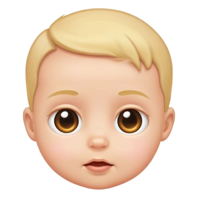 baby head  sticker