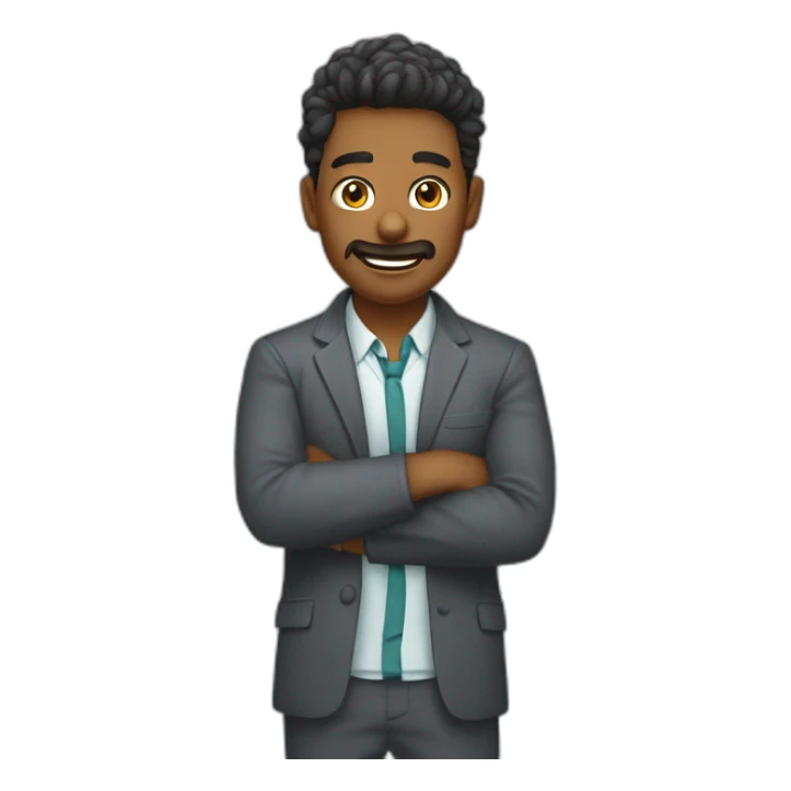 Persona alzando unas mancuernas sticker