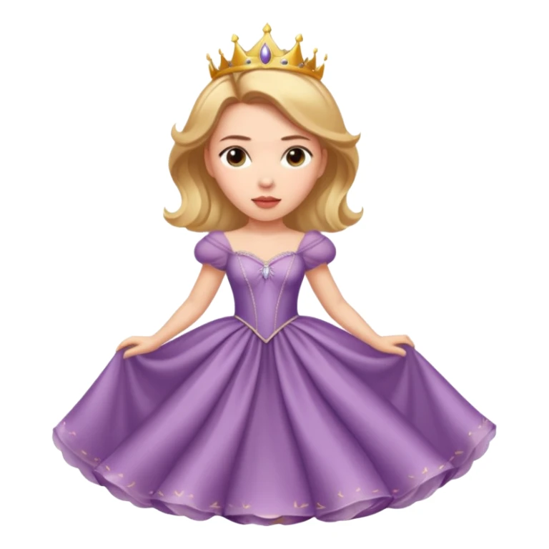 Scarlett Johansson in a princess dres sticker