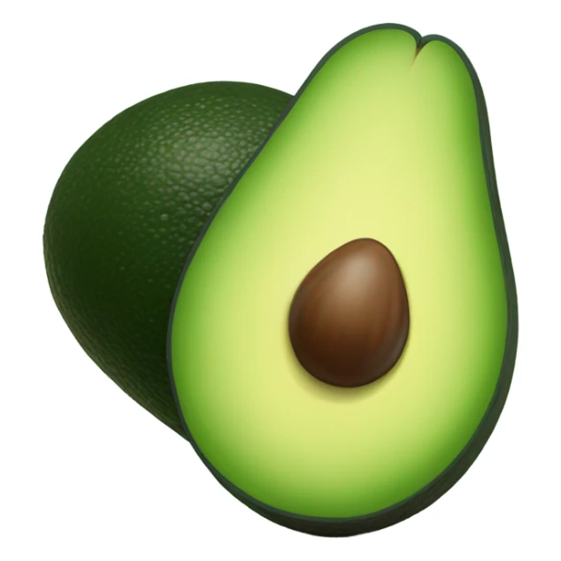 Slices of avocado sticker