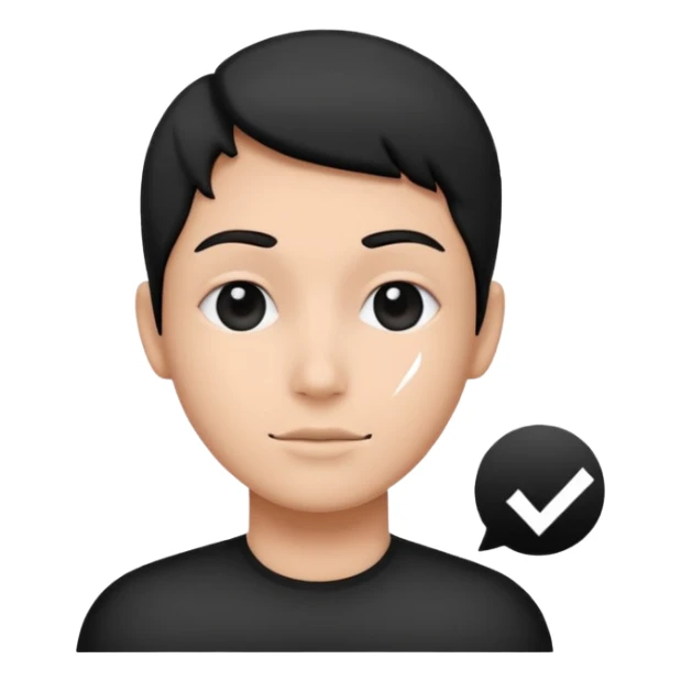 Quitale la cara y pon un check sticker