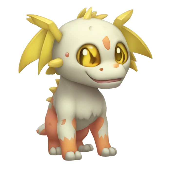 cute kawaii cool edgy Digimon-Fakemon-animal full body sticker