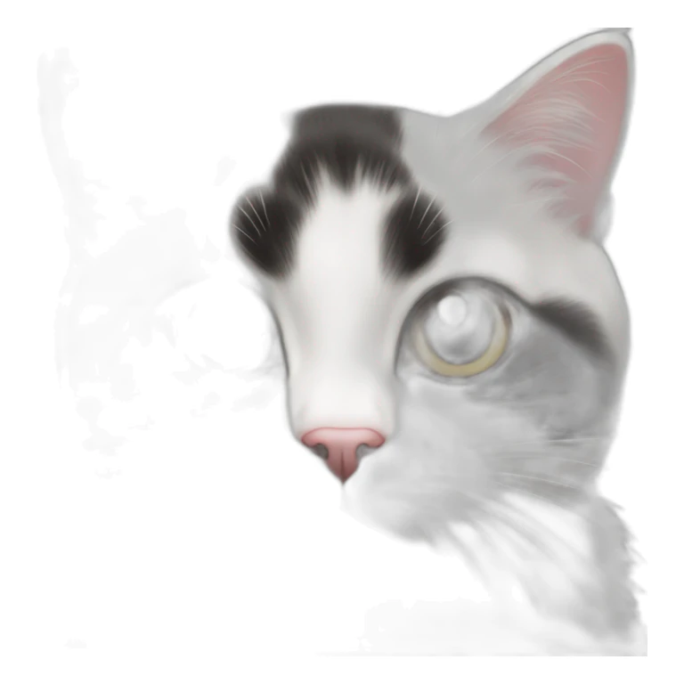 Black and white munchkin cat with a sassy attitude sticker
