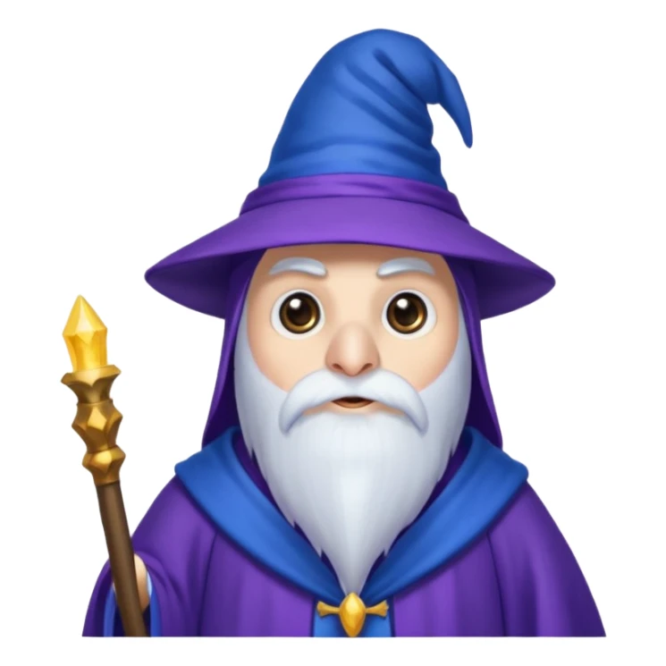 Penguin Wizard sticker