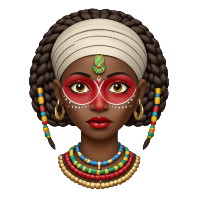 ethiopia mursi tribe sticker