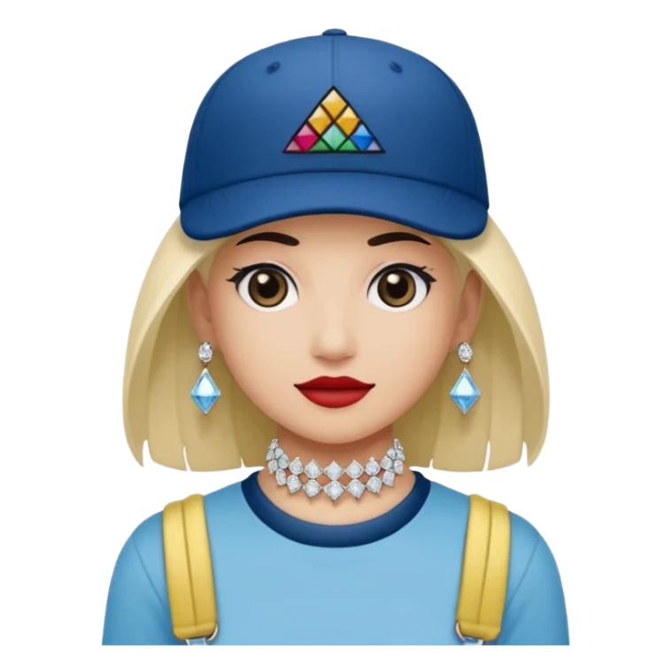🥷🏻 crea un emojin de como el que está ay pero con gorra marca adida y un collar de diamantes ponle tatuaje en la cara y en la boca ponle brazos qué sea onbre y que se parezca ah este emojin🥷🏻🥷🏻🥷🏻 sticker