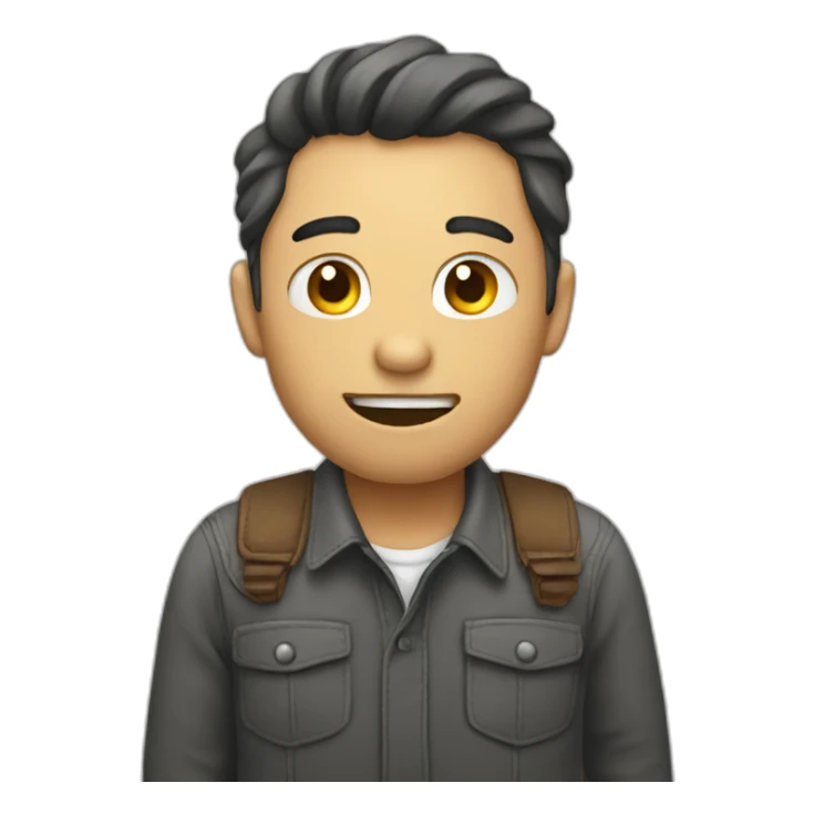 a person who shows that he has nothing in his pockets sticker