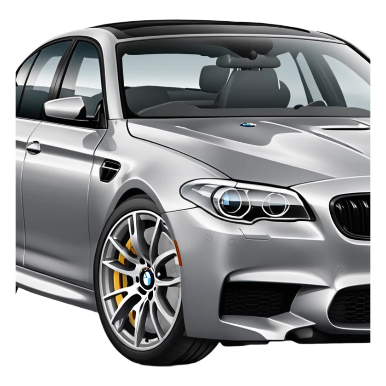 BMW M5 sports sedan sticker