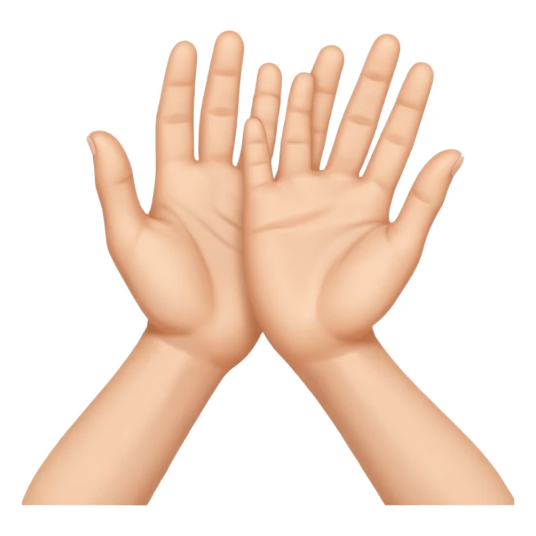 mám radost vyjádřeno rukama sticker