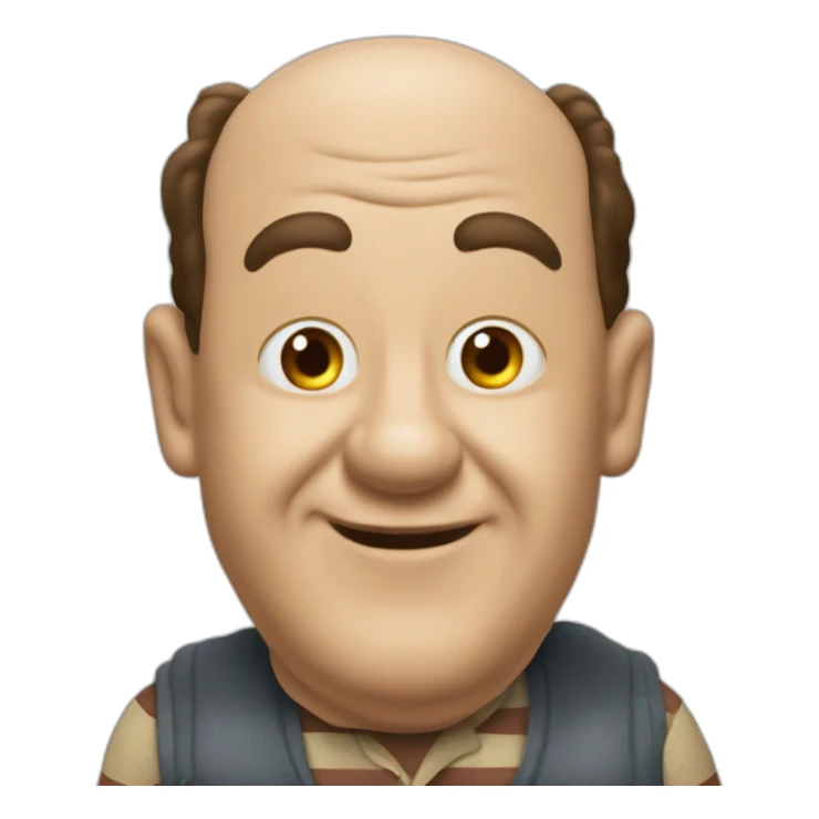 Joe besser of the three stooges sticker