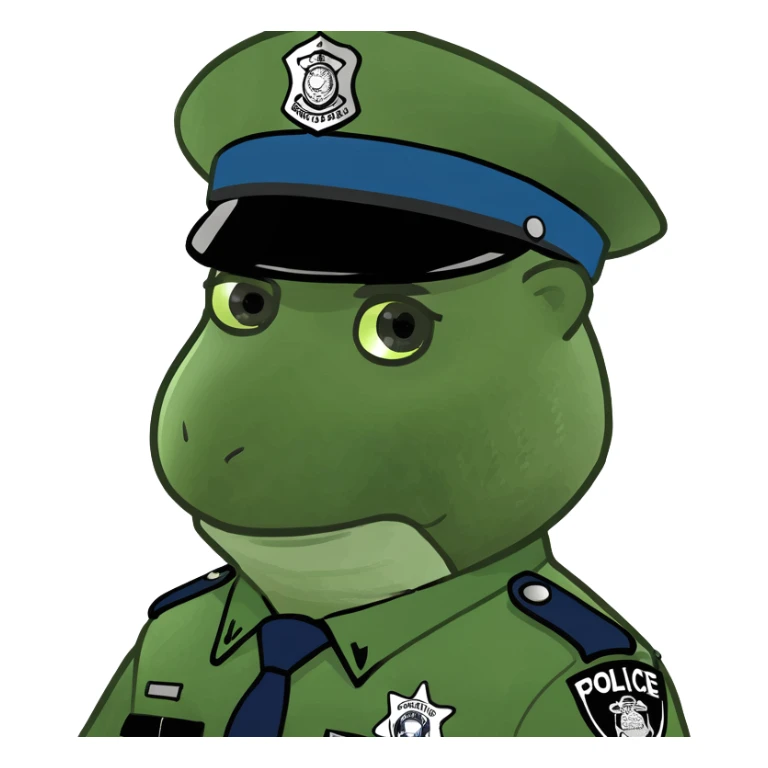 Police officer  sticker