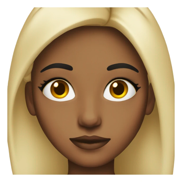 Girl wearing make up  sticker